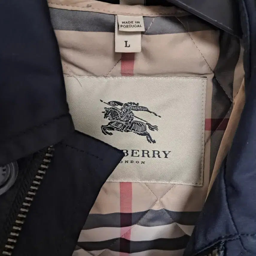 [BUNJANG] Burberry Jacket with Check Lining / 버버리 안감 체크 자켓