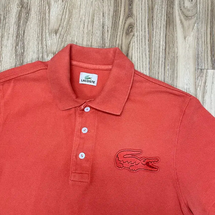[BUNJANG] Lacoste Big Logo PK Short Sleeve T-Shirt Women&