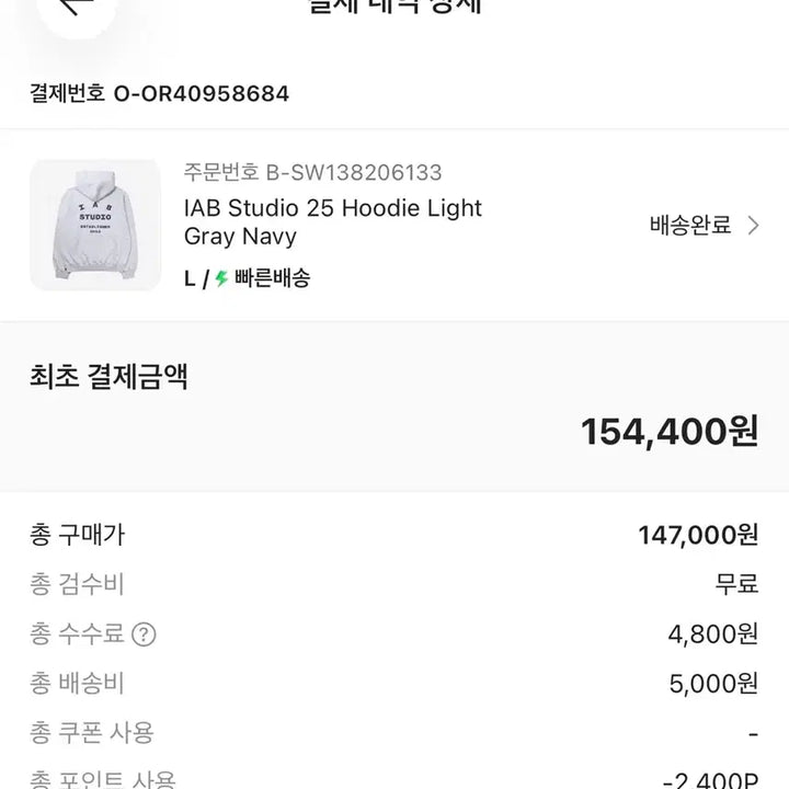 [BUNJANG] IAPP Studio Hoodie / 아이앱 스튜디오 후드티
