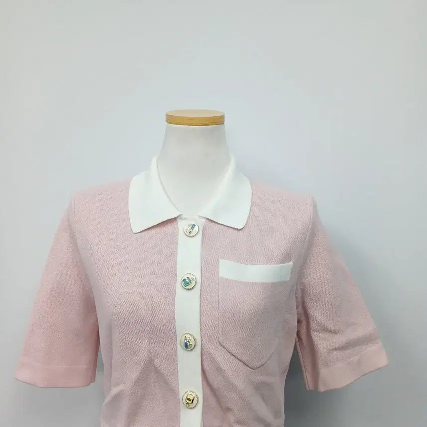 [BUNJANG] Casual Cropped Tweed Short Sleeve Cardigan / 캐주얼 크롭 트위드 반팔 가디건 44