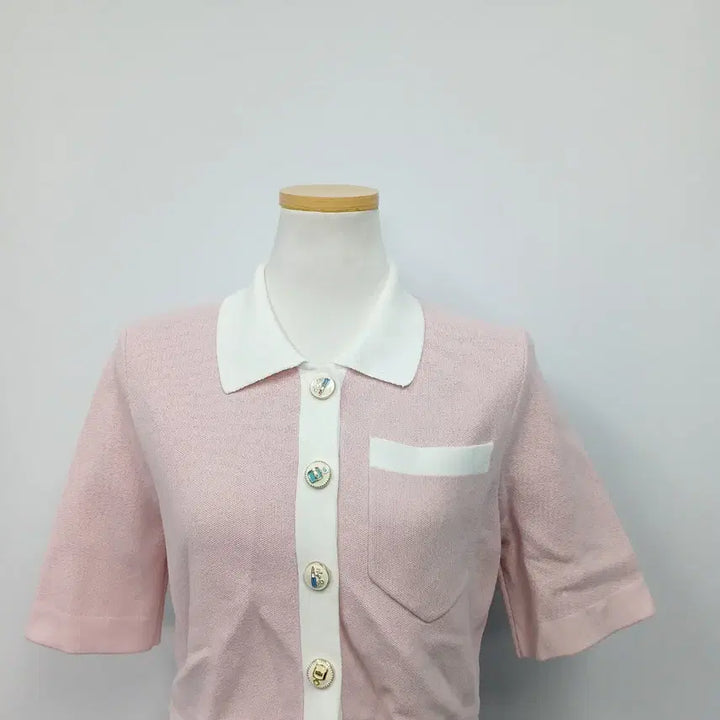 [BUNJANG] Casual Cropped Tweed Short Sleeve Cardigan / 캐주얼 크롭 트위드 반팔 가디건 44