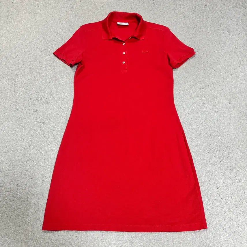 [BUNJANG] Lacoste Pique Polo Dress Size 38 / 라코스테 피케 폴로 원피스 38