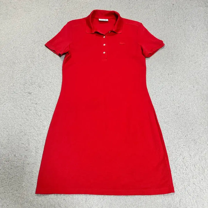 [BUNJANG] Lacoste Pique Polo Dress Size 38 / 라코스테 피케 폴로 원피스 38