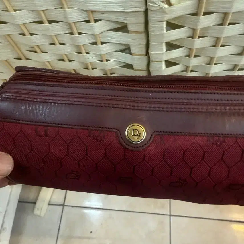 [BUNJANG] Christian Dior Honeycomb Mini Cylinder Crossbody Bag / 정품 디올 허니콤 미니 원통 크로스백 팝니다