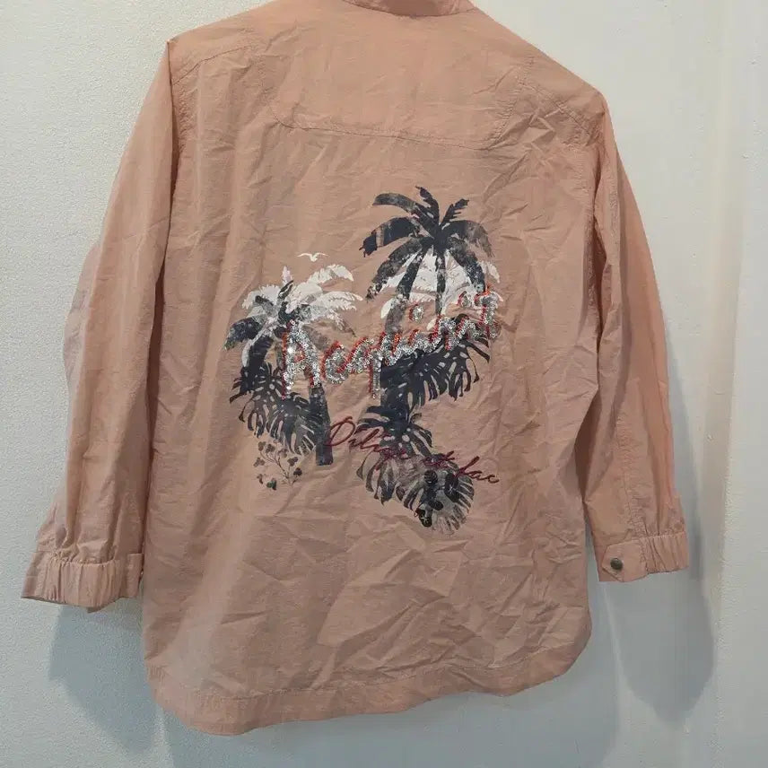[BUNJANG] JOINUS Pink Short Field Jacket / 조이너스  핑크색 숏 야상 자켓