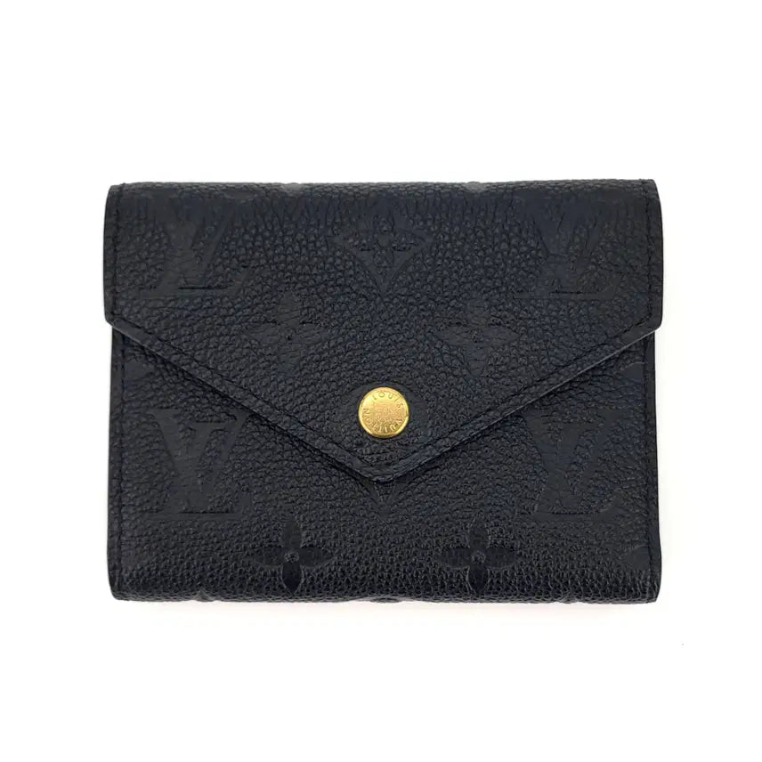 [BUNJANG] Louis Vuitton Monogram Empreinte Victorine Wallet Black M64060 / 루이비통 앙프렝뜨 빅토린 월릿 M64060