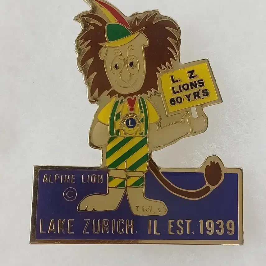[BUNJANG] Vintage Lions Club Commemorative Pins (8 Pins) / 빈티지 수집 미국 라이온스클럽 기념 뱃지 8p