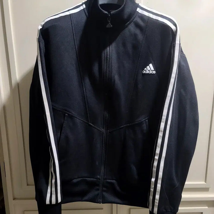 [BUNJANG] Adidas Triple Three Stripes Tracktop Jersey Jacket Black L / 아디다스 / 트리플 삼선 트랙탑 져지 자켓 블랙 / L(100-105)