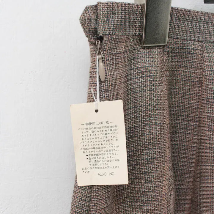 [BUNJANG] Vintage Check Pattern Midi Skirt / 일본 빈티지 체크 패턴 미디 스커트