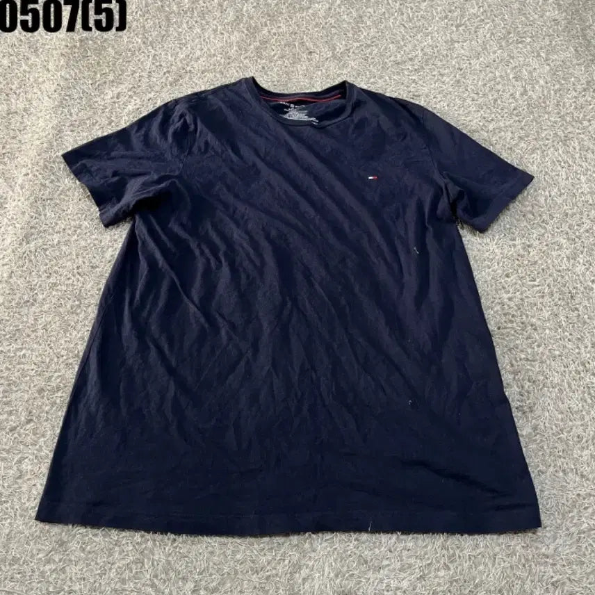 [BUNJANG] Tommy Hilfiger Navy Short Sleeve T-Shirt / 타미힐피거 네이비 반팔 티셔츠
