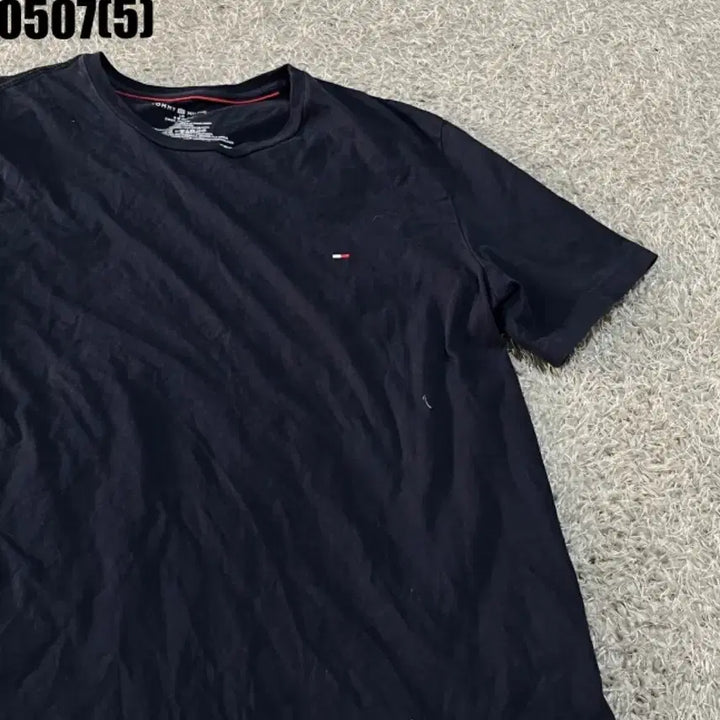 [BUNJANG] Tommy Hilfiger Navy Short Sleeve T-Shirt / 타미힐피거 네이비 반팔 티셔츠
