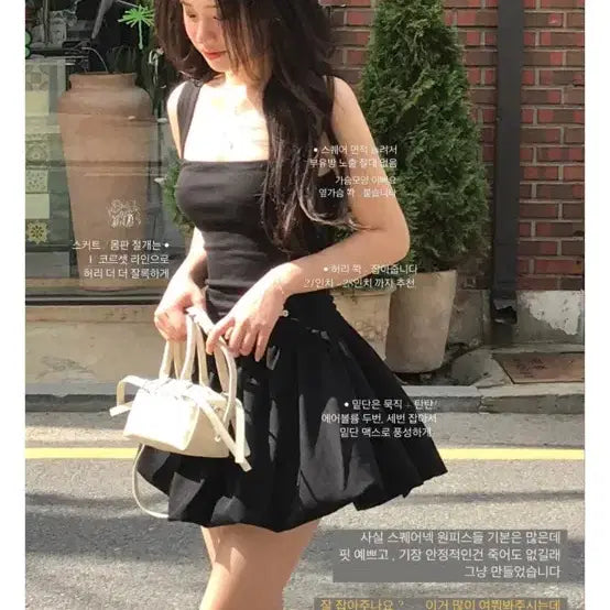 [BUNJANG] Cloud Emotion Velo Square Volume One-Piece Dress / 클라우드이모션 벨로 스퀘어 볼륨 원피스