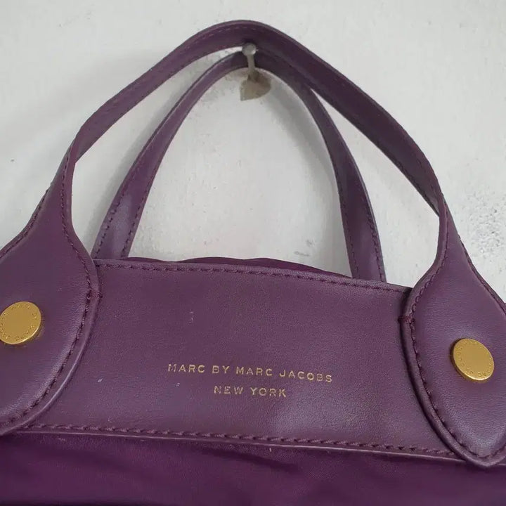[BUNJANG] Marc Jacobs Purple Nylon Tote Bag / 마크제이콥스 정품 여성 퍼플 나일론 토트백 가방