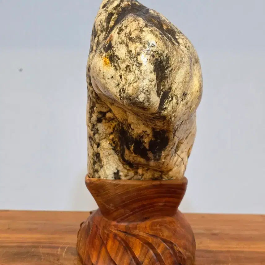 [BUNJANG] Mishari Leopard Stone Sculpture / 26050703 거대한 새 미사리 호피 수석 팝니다