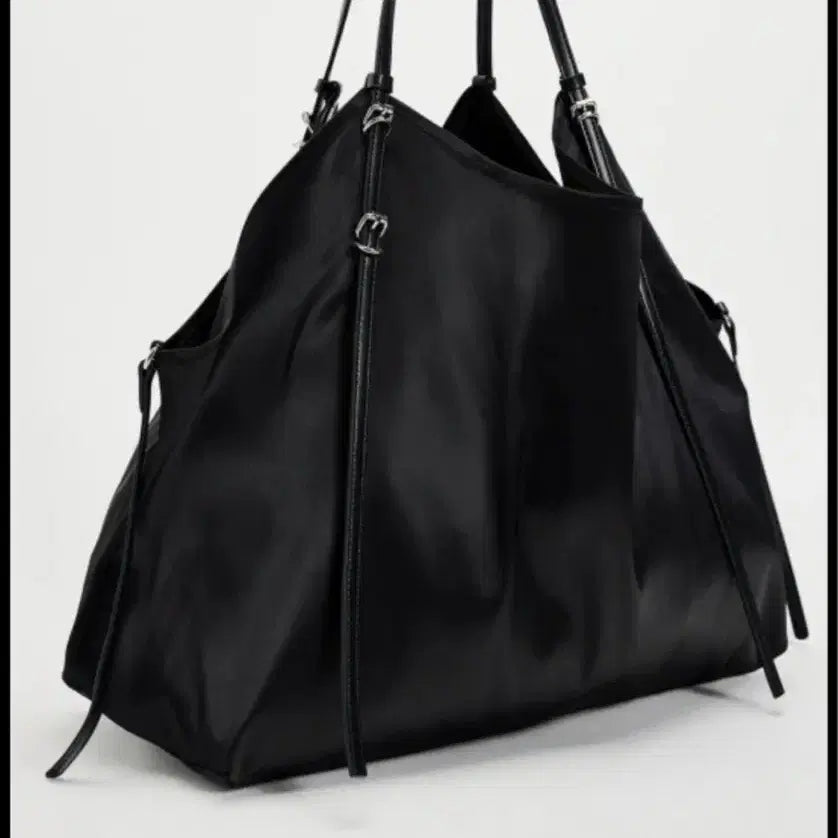 [BUNJANG] Zara Satin Tote Bag / 자라 새틴 토트백