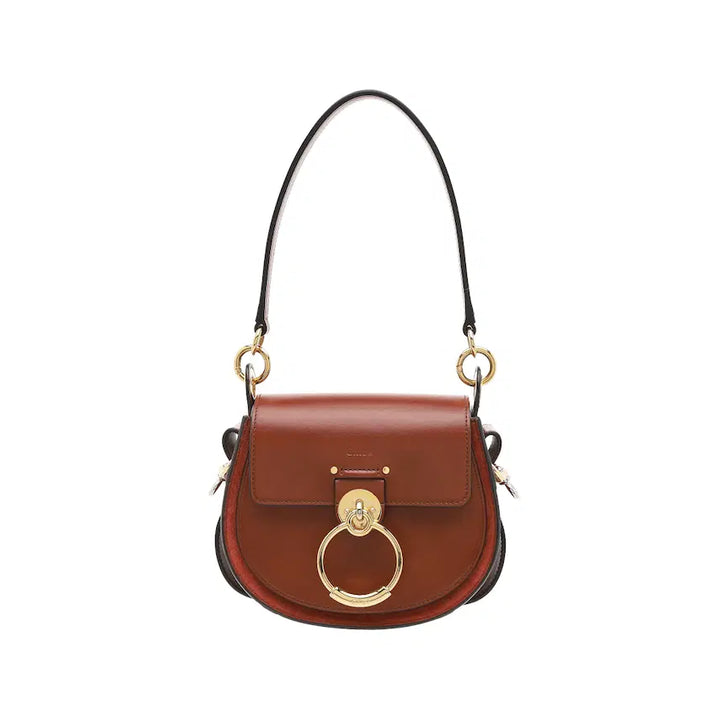 [BUNJANG] Chloe Tess Bag Small Calfskin Suede Brown / 끌로에 테스백 스몰