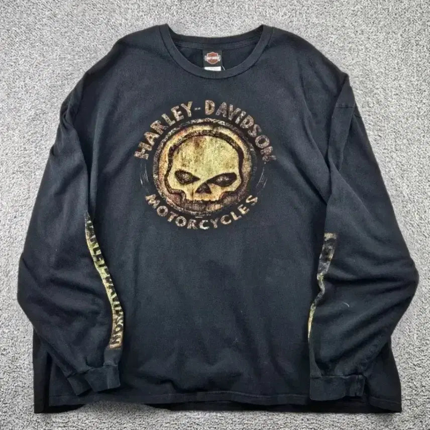 [BUNJANG] Harley-Davidson Massachusetts Southampton Long Sleeve T-Shirt 4XL / [4XL] 할리데이비슨 매사추세츠 사우스햄튼 롱 슬리브