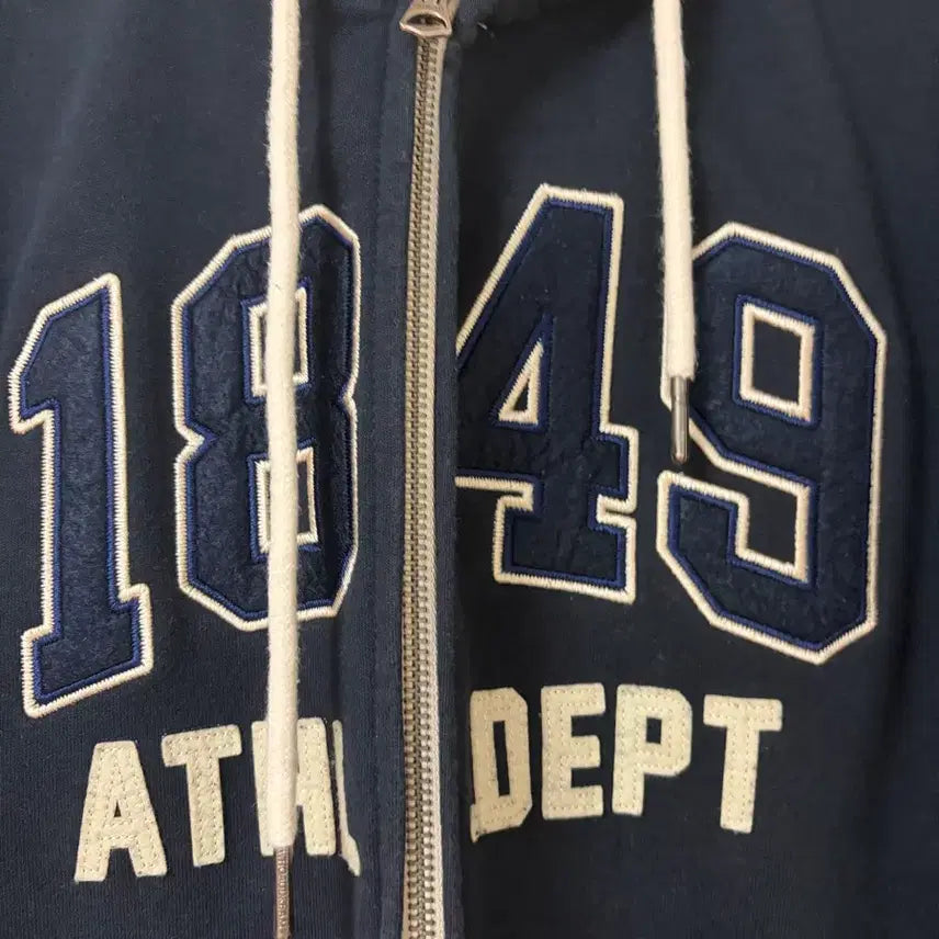 [BUNJANG] Navy Hoodie Zip-Up / 남색 후드집업