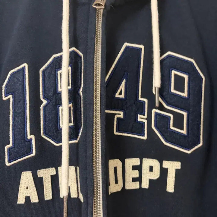 [BUNJANG] Navy Hoodie Zip-Up / 남색 후드집업