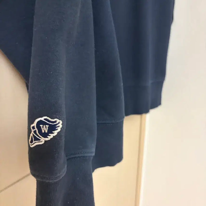 [BUNJANG] Navy Hoodie Zip-Up / 남색 후드집업