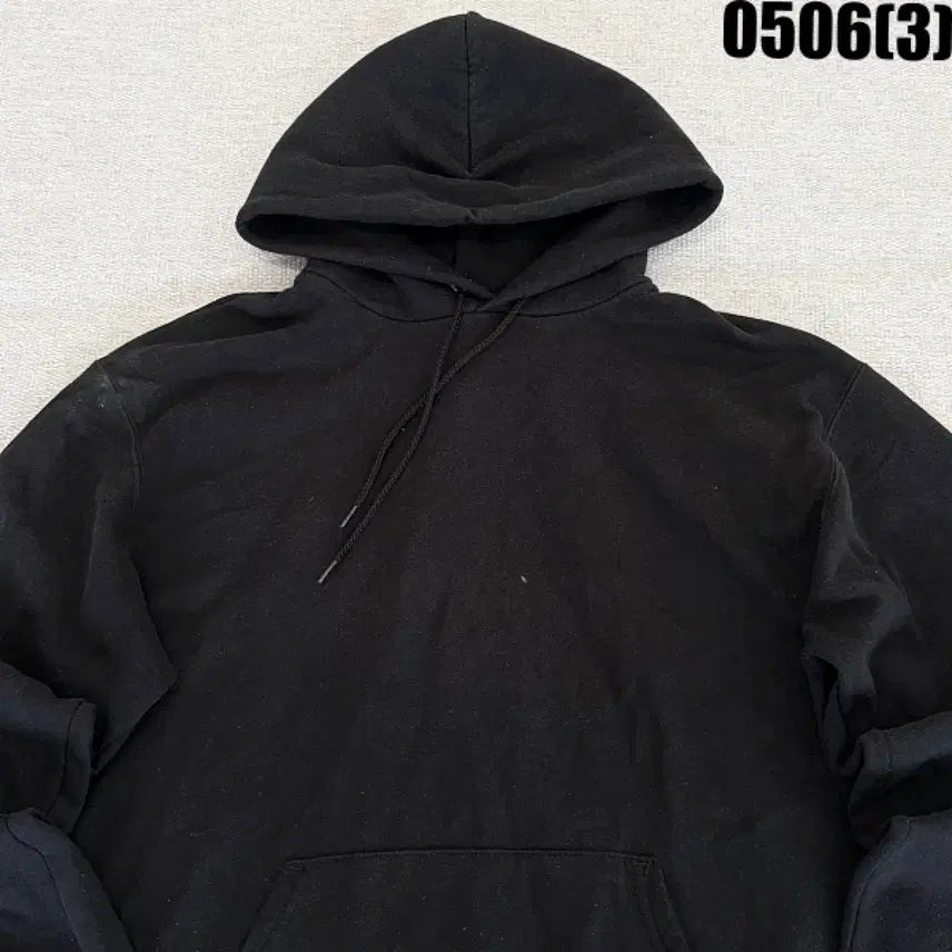 [BUNJANG] Champion Black Hoodie L / L 챔피온 검정색 후드티 후드 0506(3)