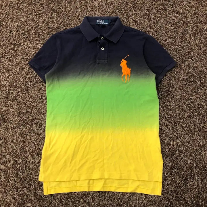 [BUNJANG] Polo Ralph Lauren Big Pony Chief Keep T-Shirt / S 폴로 랄프로렌 빅포니 치프키프 그라데이션 카라 티셔츠