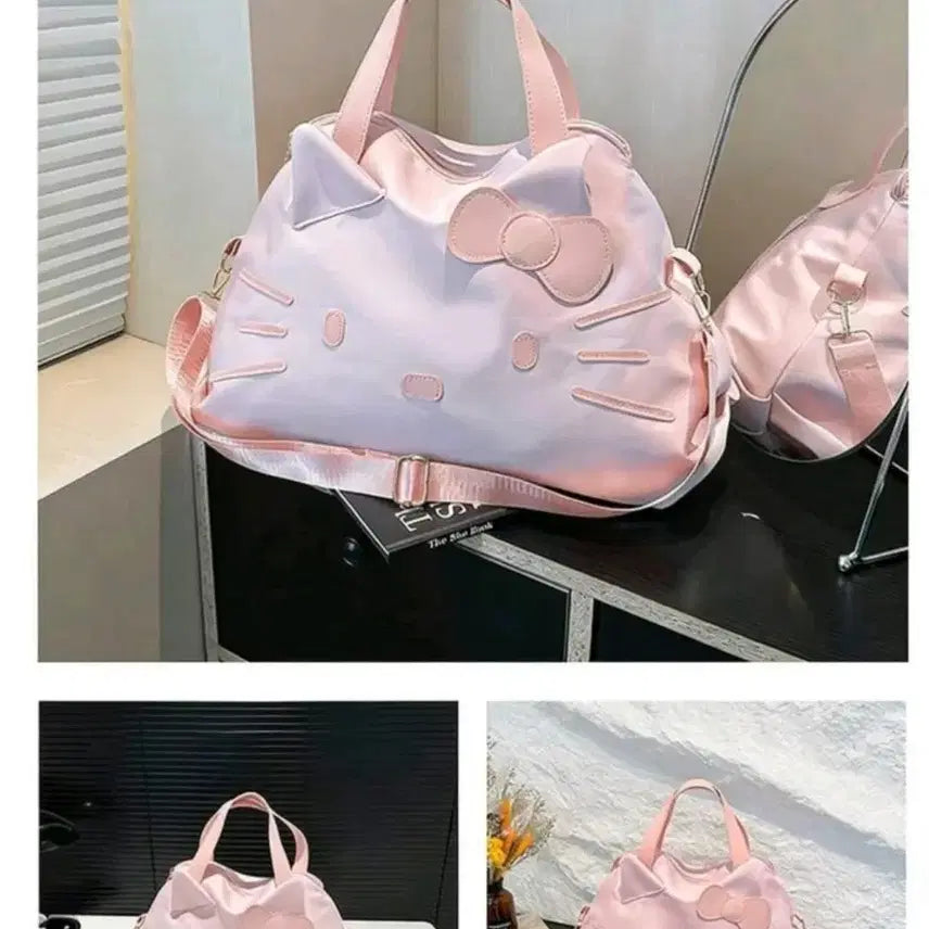 [BUNJANG] Hello Kitty Pink Tote Bag / Shoulder Bag / 헬로키티 핑크색 토트백 겸 숄더백