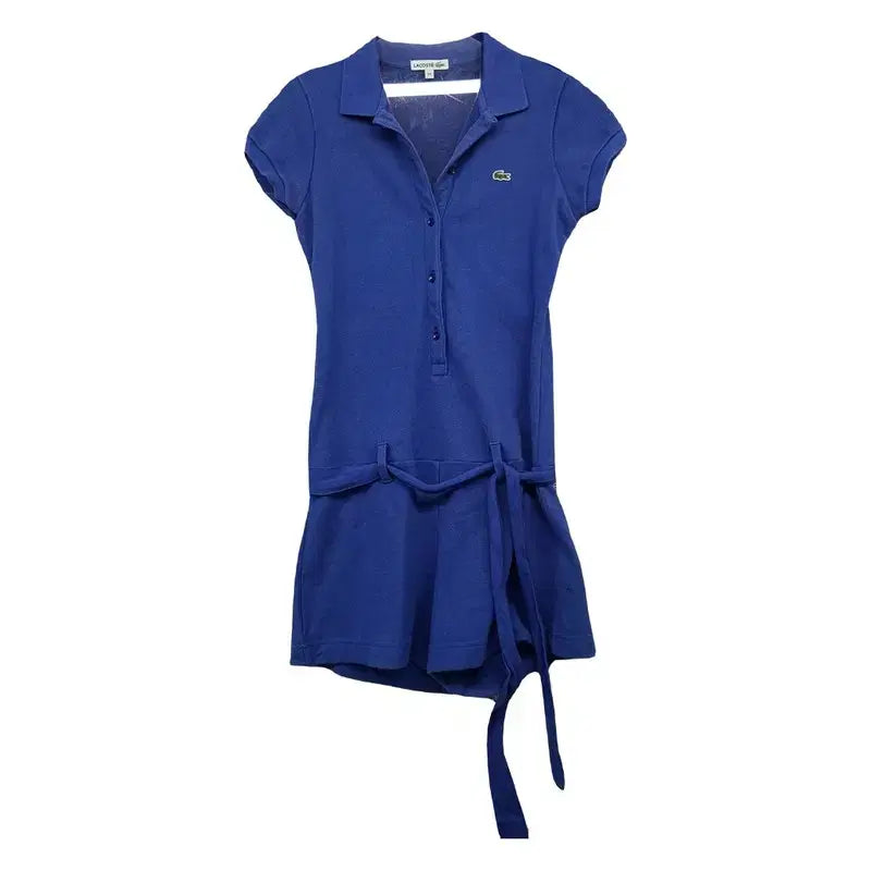 [BUNJANG] Lacoste Navy Short Sleeve Polo Dress Size 34 / 라코스테 네이비 반팔 카라 원피스 34