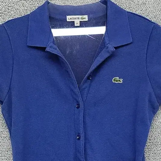 [BUNJANG] Lacoste Navy Short Sleeve Polo Dress Size 34 / 라코스테 네이비 반팔 카라 원피스 34