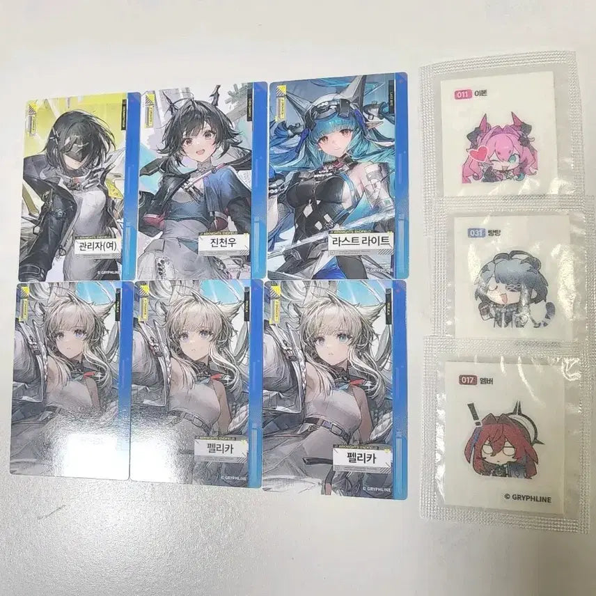 [BUNJANG] Endfield Collaboration Photocard Sticker Bundle Set / 엔드필드 콜라보 포토카드 띠부씰 일괄
