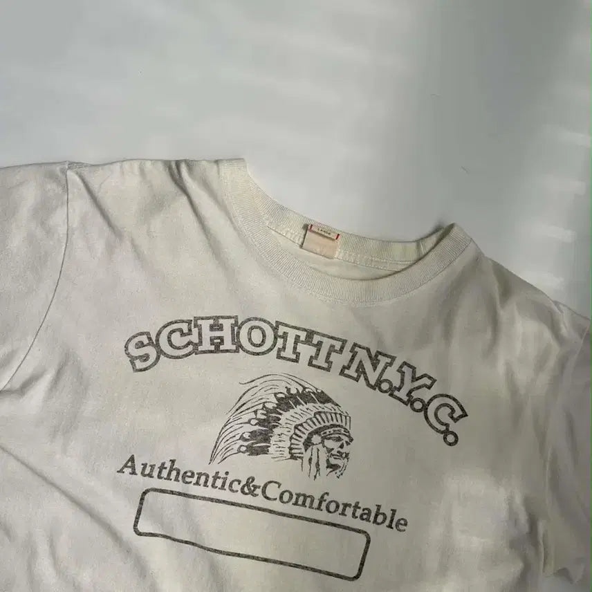 [BUNJANG] Schott NYC Graphic T-Shirt / [L] 쇼트 NYC 그래픽 반팔 티셔츠