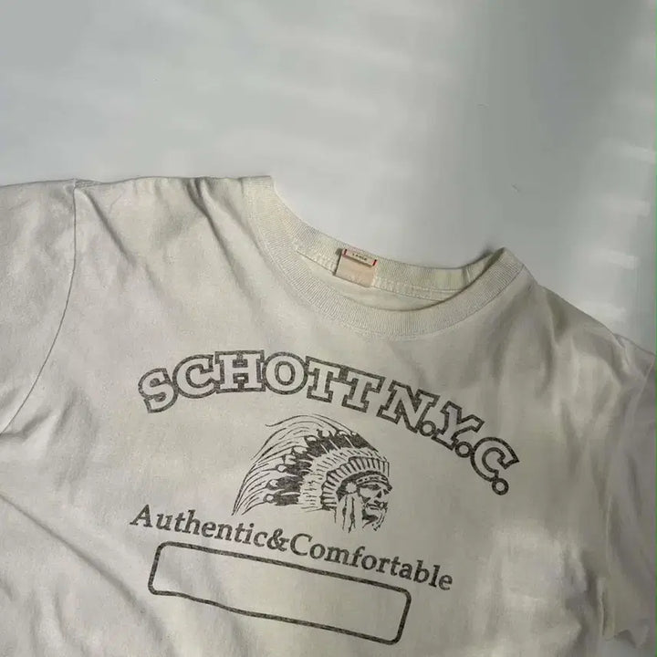 [BUNJANG] Schott NYC Graphic T-Shirt / [L] 쇼트 NYC 그래픽 반팔 티셔츠