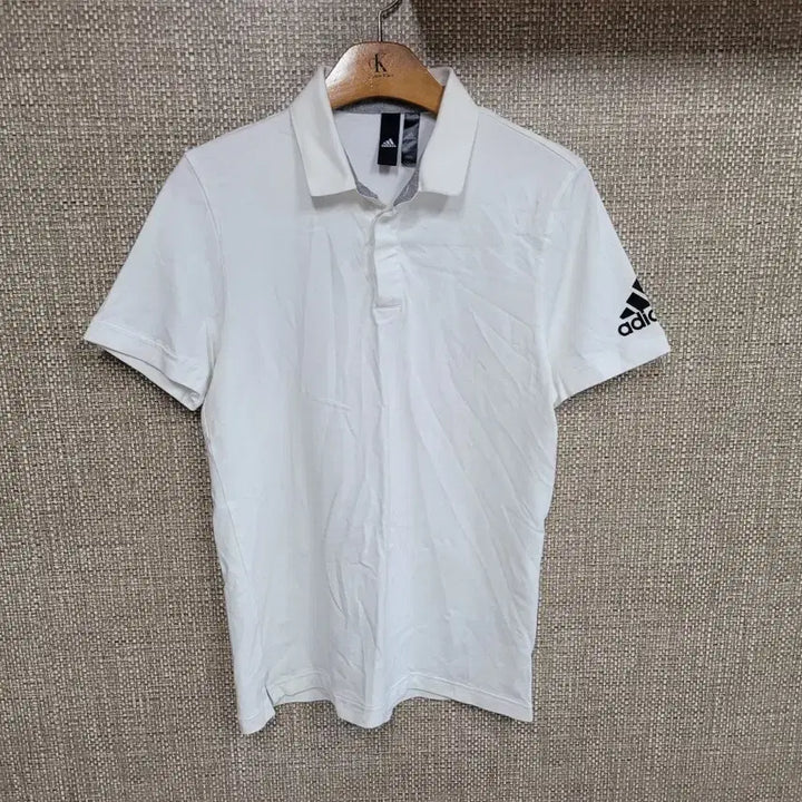 [BUNJANG] Adidas Short Sleeve Polo Shirt Size L (Fits 95) / 95사이즈 아디다스 반팔 카라티