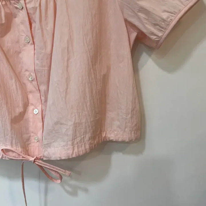 [BUNJANG] Potte Pink Blouse / 포떼 핑크 블라우스