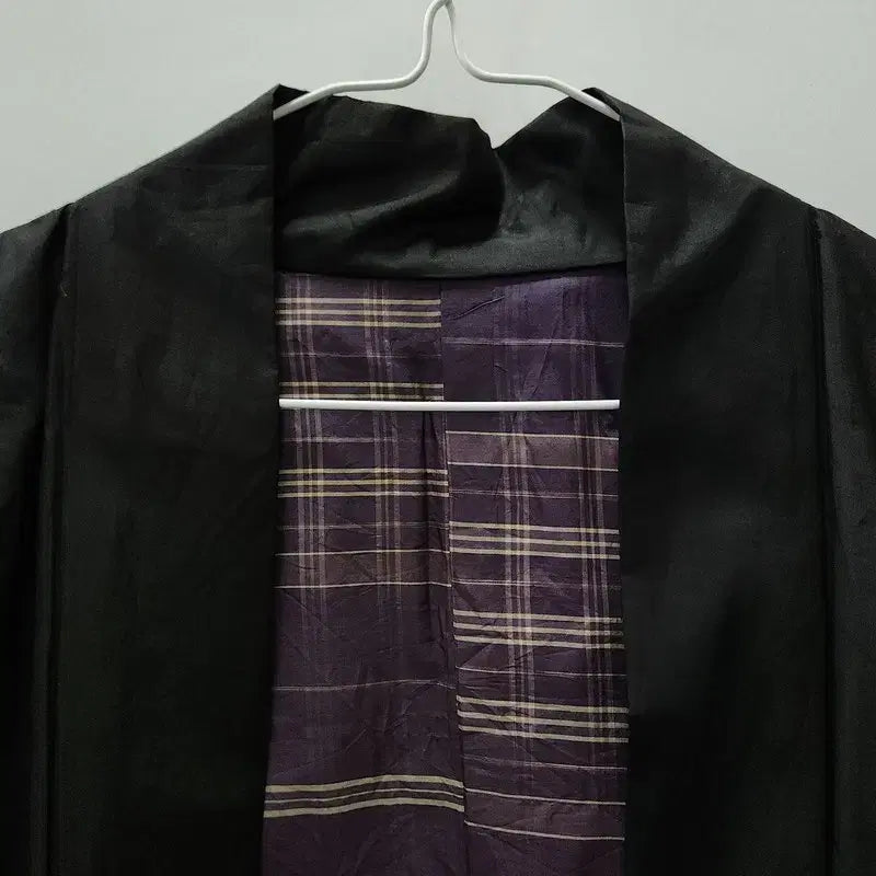 [BUNJANG] Vintage Black Long Yukata Cardigan Jacket / 빈티지 유카타 가디건 블랙 롱자켓