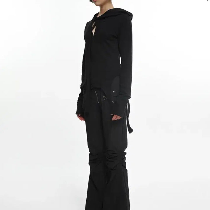 [BUNJANG] NACHE Exposure Zip Detail Pants Black / 나체 exposure zip detail pants 바지 팬츠 블랙