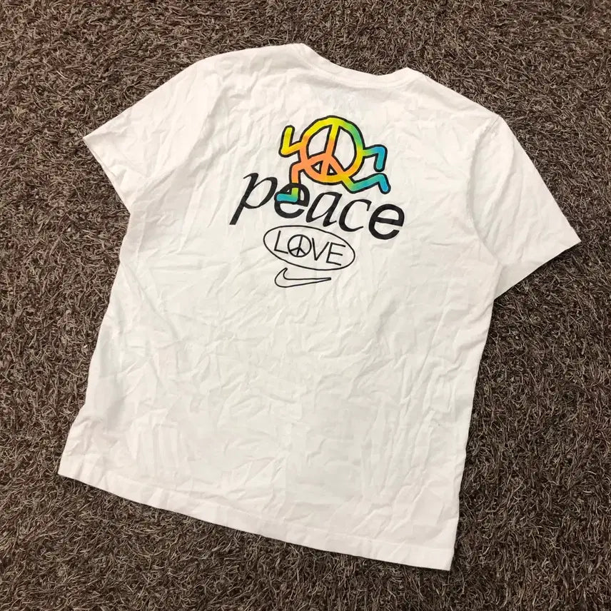 [BUNJANG] Nike Peace Short Sleeve T-Shirt XL / XL 나이키 피스 반팔 티셔츠