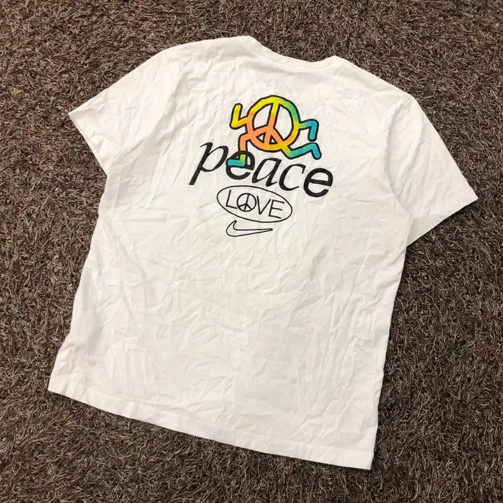[BUNJANG] Nike Peace Short Sleeve T-Shirt XL / XL 나이키 피스 반팔 티셔츠