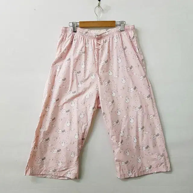 [BUNJANG] Uniqlo PEANUTS Collaboration Easy Pants Pink / 유니클로 PEANUTs 이지팬츠 핑크