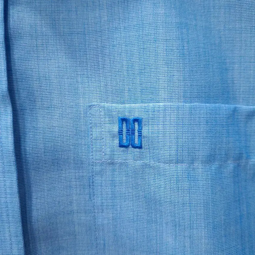[BUNJANG] Daks Short Sleeve Shirt Blue 95 / 닥스 반팔 셔츠 블루 95