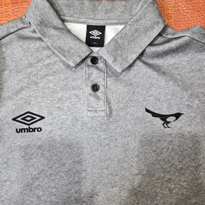 [BUNJANG] Umbro Gray Short-Sleeve Polo T-Shirt / 엄브로 회색 반팔 폴로티