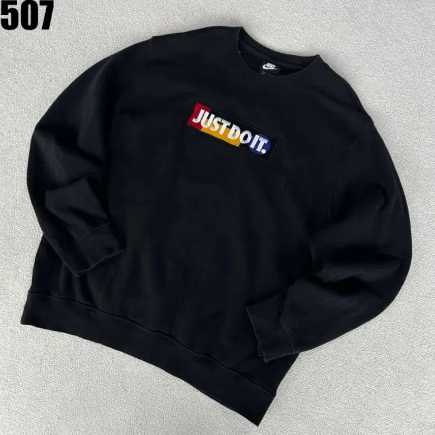 [BUNJANG] Nike Just Do It Black Sweatshirt XXL / 나이키 JUST DO IT 블랙 맨투맨 티셔츠 xxl