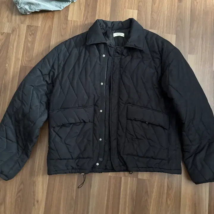 [BUNJANG] Black Quilted Jacket / 블랙 퀼팅 자켓