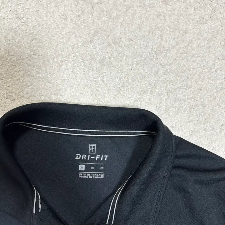 [BUNJANG] Nike Dri-FIT Black Short Sleeve Polo Shirt XL (105) / 나이키 드라이핏 블랙 반팔 카라티 기능성 xl 105