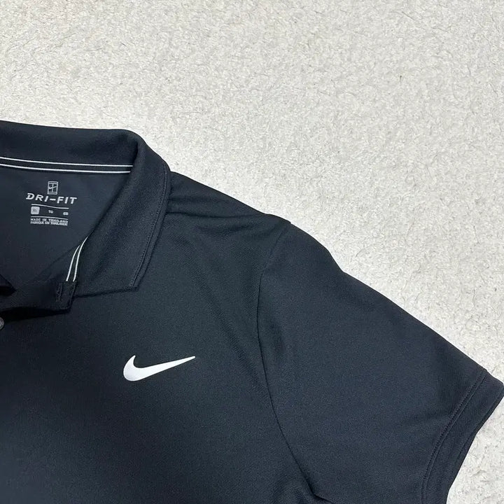[BUNJANG] Nike Dri-FIT Black Short Sleeve Polo Shirt XL (105) / 나이키 드라이핏 블랙 반팔 카라티 기능성 xl 105
