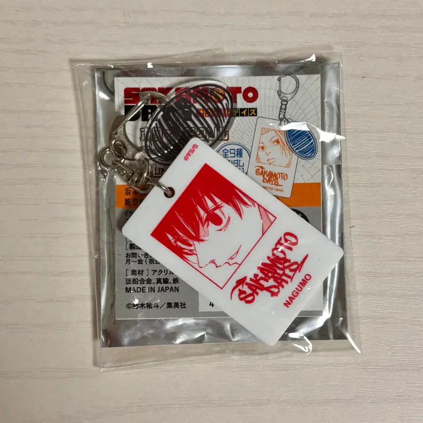 [BUNJANG] Sakadai Nagumo White Acrylic Keyholder Collection / 사카데이 나구모 화이트 아크릴 키홀더 키링 콜렉션