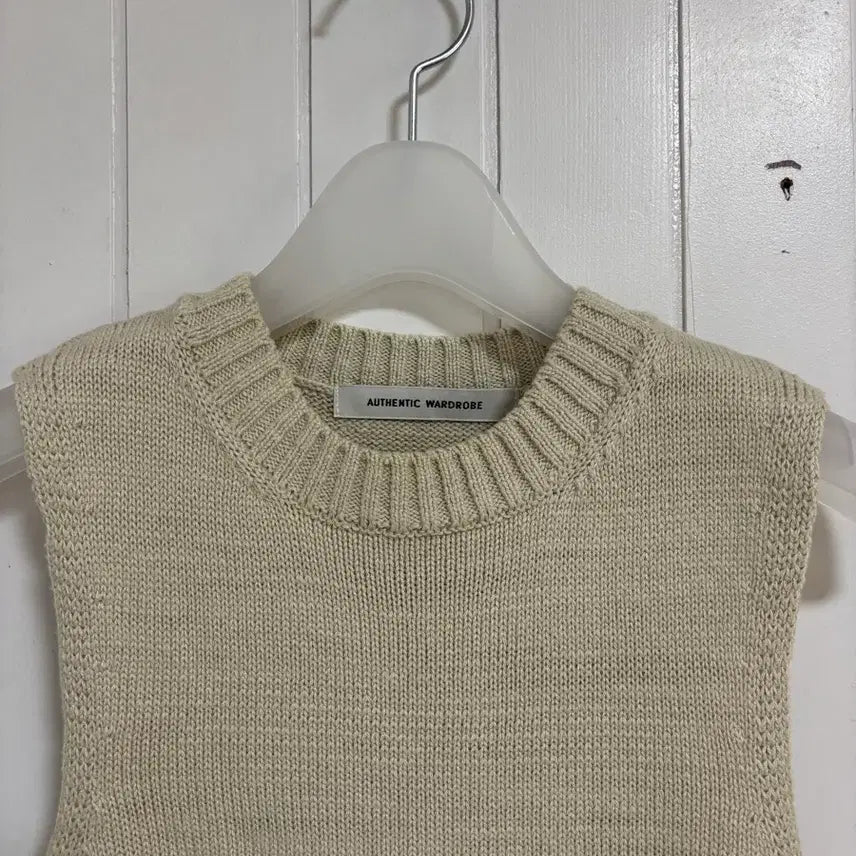 [BUNJANG] Authentic Knit Vest / 어센틱 니트 베스트 여성F(44추천)