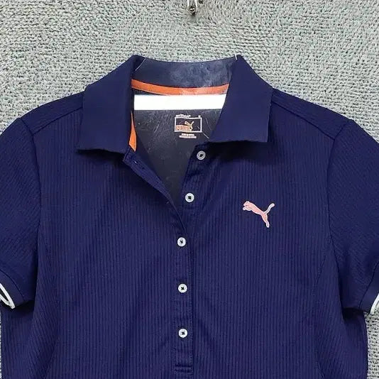 [BUNJANG] Puma Navy Training Short Sleeve Polo T-shirt Size M / 푸마 네이비 트레이닝 반팔 카라티 M