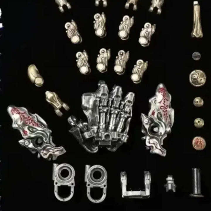 [BUNJANG] Antique Taoism Auspicious Charm Necklace / 도가 기관술 주사각인 뢰령 부적 목걸이