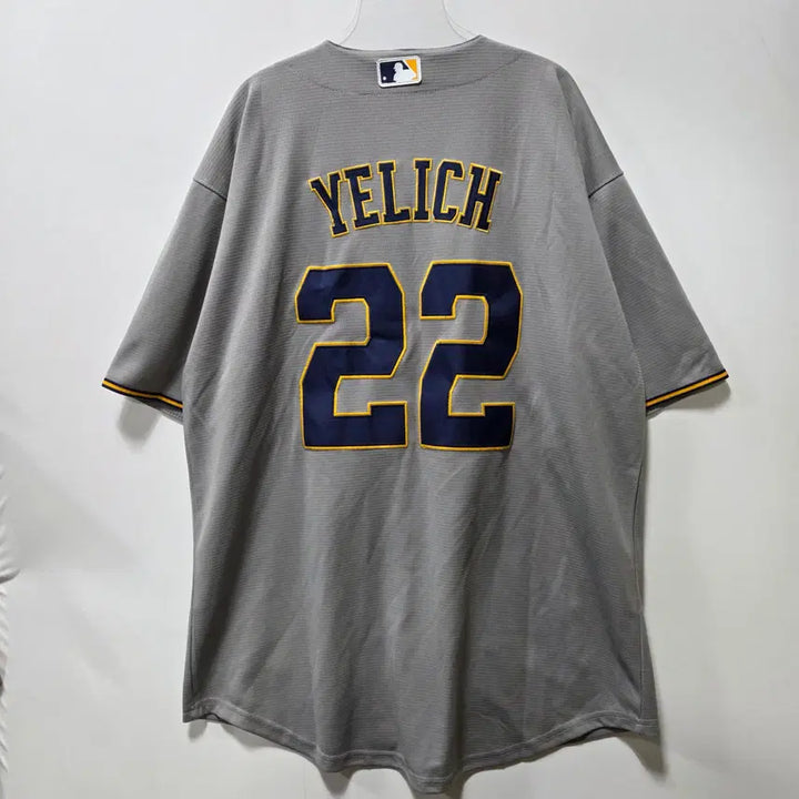 [BUNJANG] Nike Milwaukee Brewers Yelich Road Jersey XL / 나이키 밀워키 브루어스 옐리치 로드 유니폼 XL 26050704
